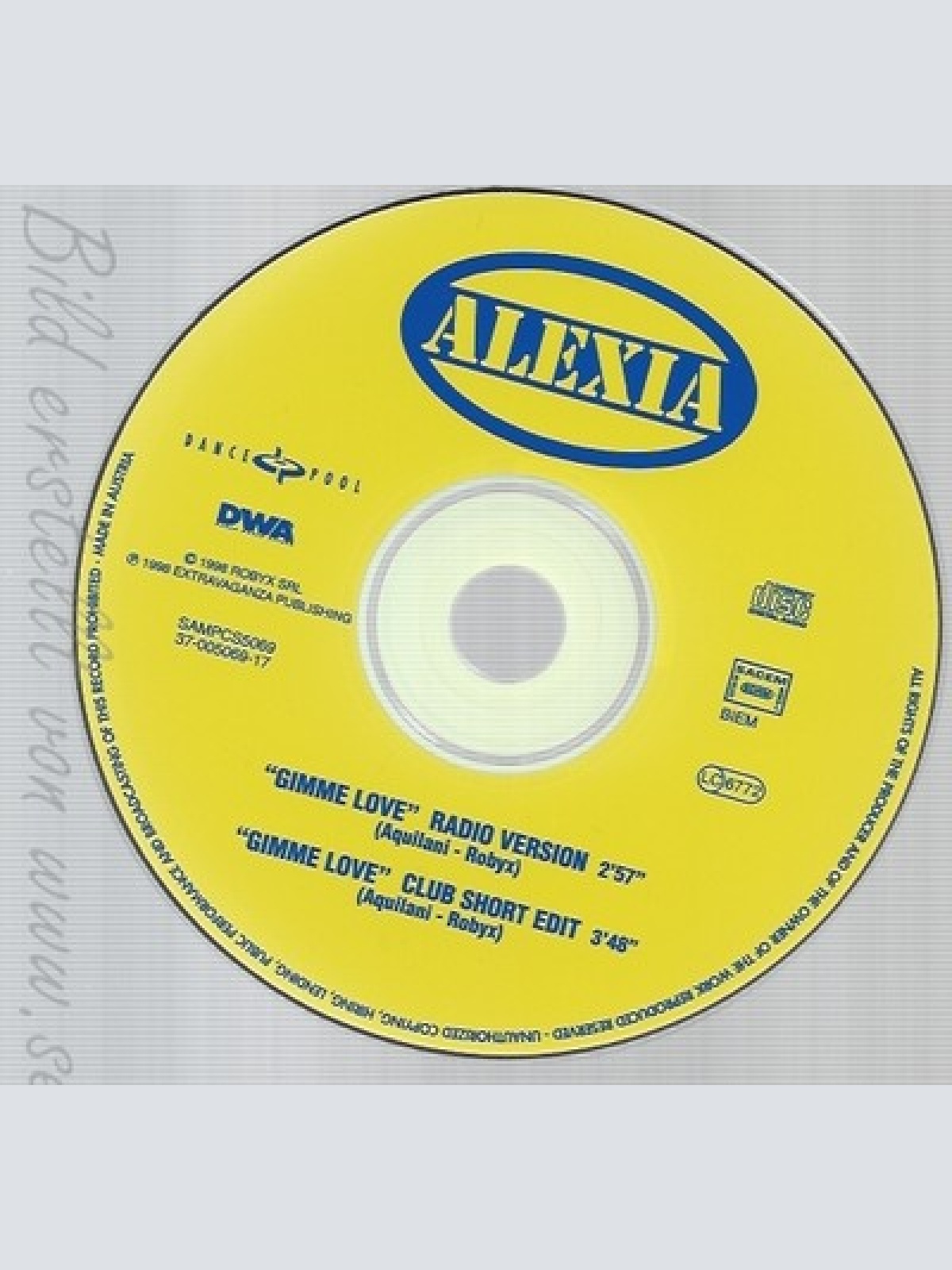 CD--ALEXIA--GIMME LOVE--PROMO