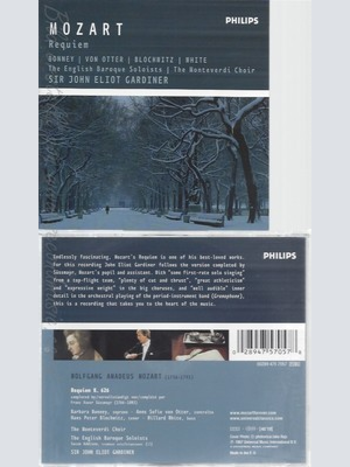 CD--WOLFGANG AMADEUS MOZART, BARBARA BONNEY, ANNE SOFIE / OTTER UND SIR JOHN ELI