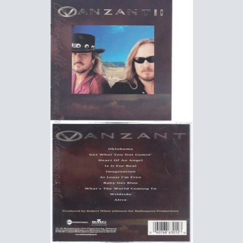 CD--VAN ZANT -- ----VAN ZANT