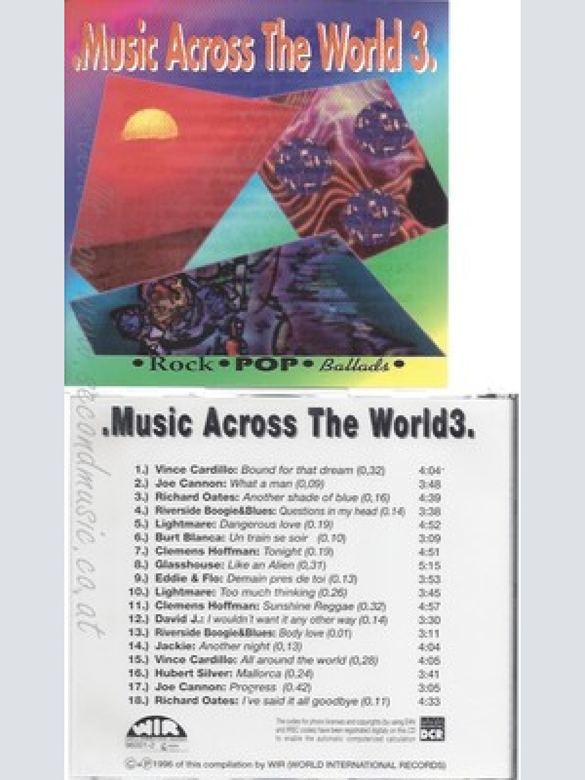 CD--MUSIC ACROSS THE WORLD--VOL 3