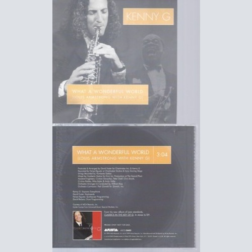 CD--KENNY G --WHAT A WONDERFUL WORLD--PROMO