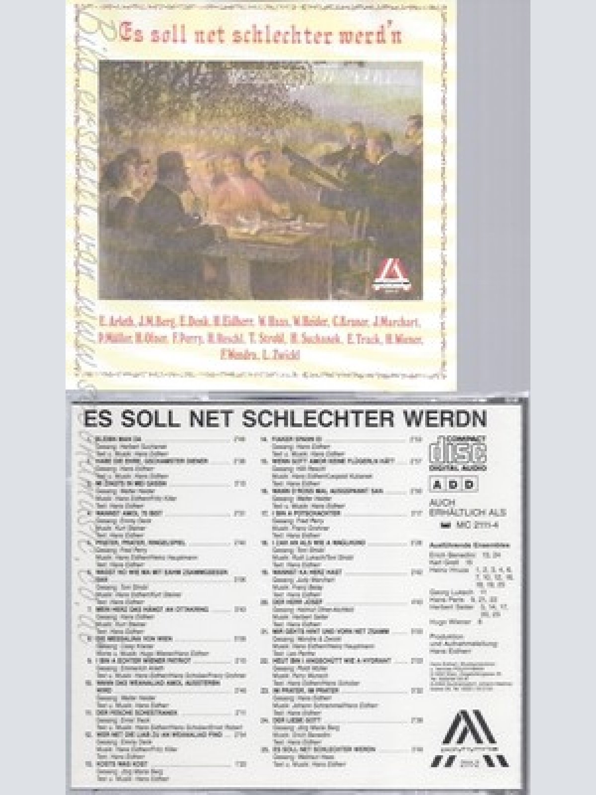 CD--ES SOLL NET SCHLECHTER WIRD'N--WONDRA--VARIOUS