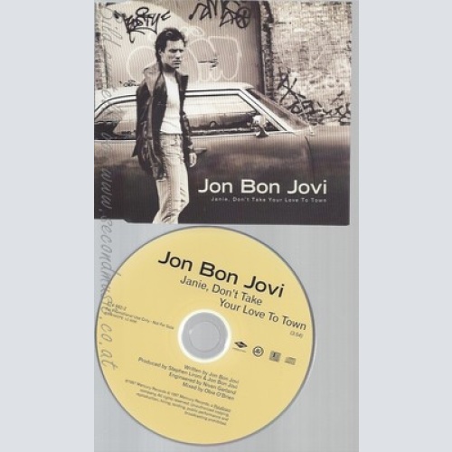 CD--JON BON JOVI --JANIE DON'T TAKE YOUR LOVE TO TOWN --PROMO