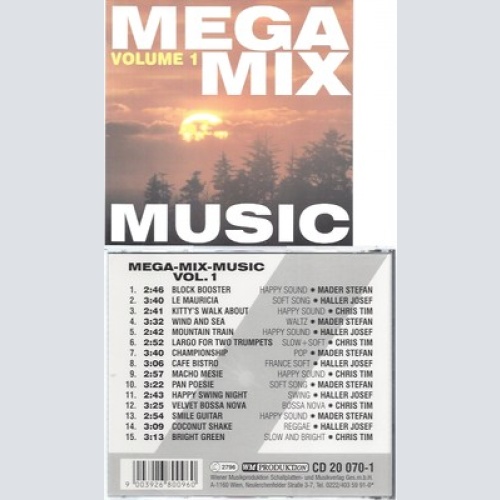 CD--MEGA MIX VOL 1--MUSIC
