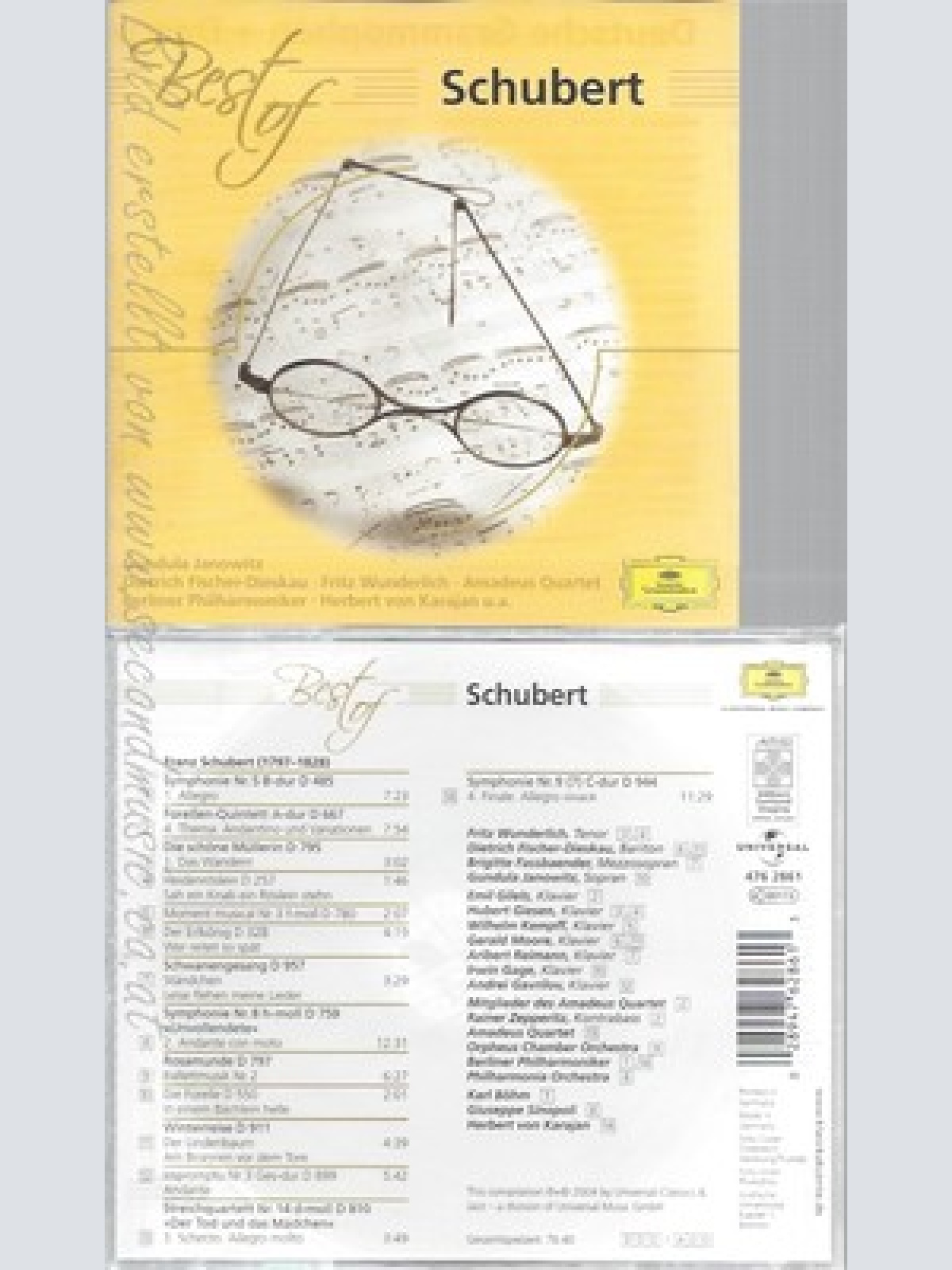 CD--JANOWITZ, FISCHER--2004----ELOQUENCE- BEST OF SCHUBERT