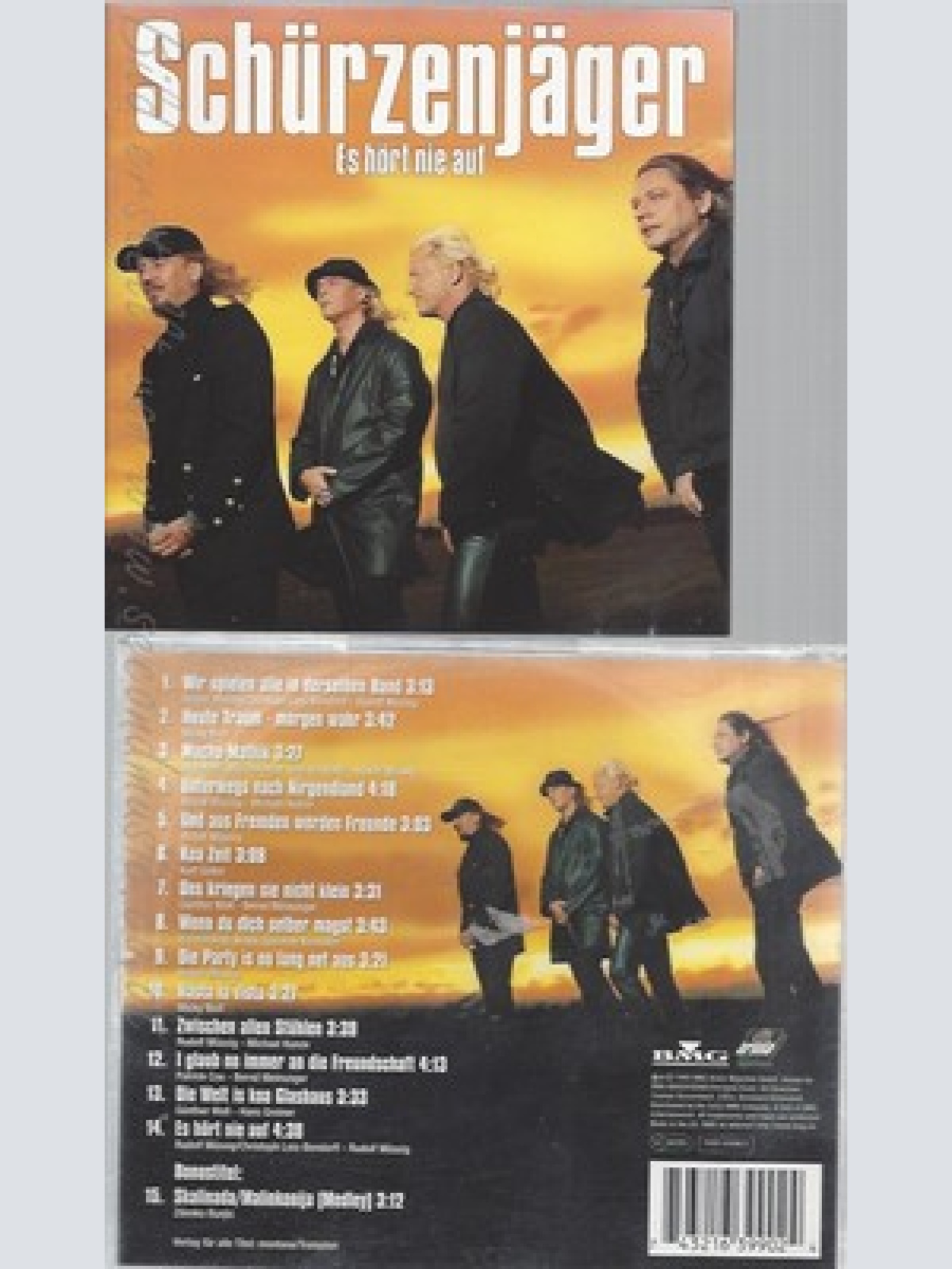 CD--SCHUERZENJAEGER -- -- ES HOERT NIE AUF