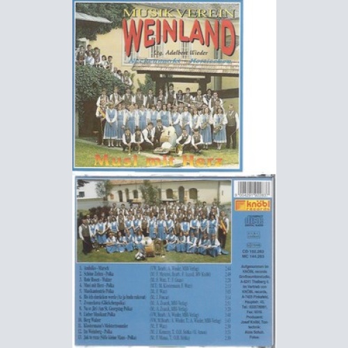 CD--MUSIKVEREIN WEINLAND--MUSI MIT HERZ