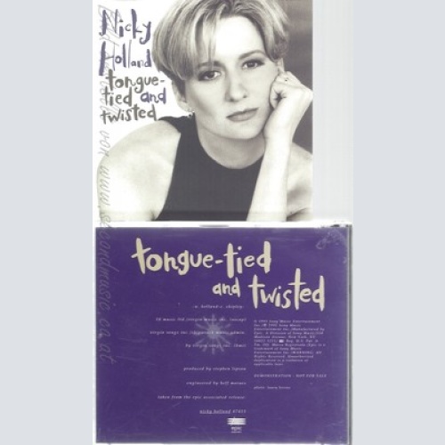 CD--NICKY HOLLAND--TONGUE-TIED AND TWISTED --PROMO
