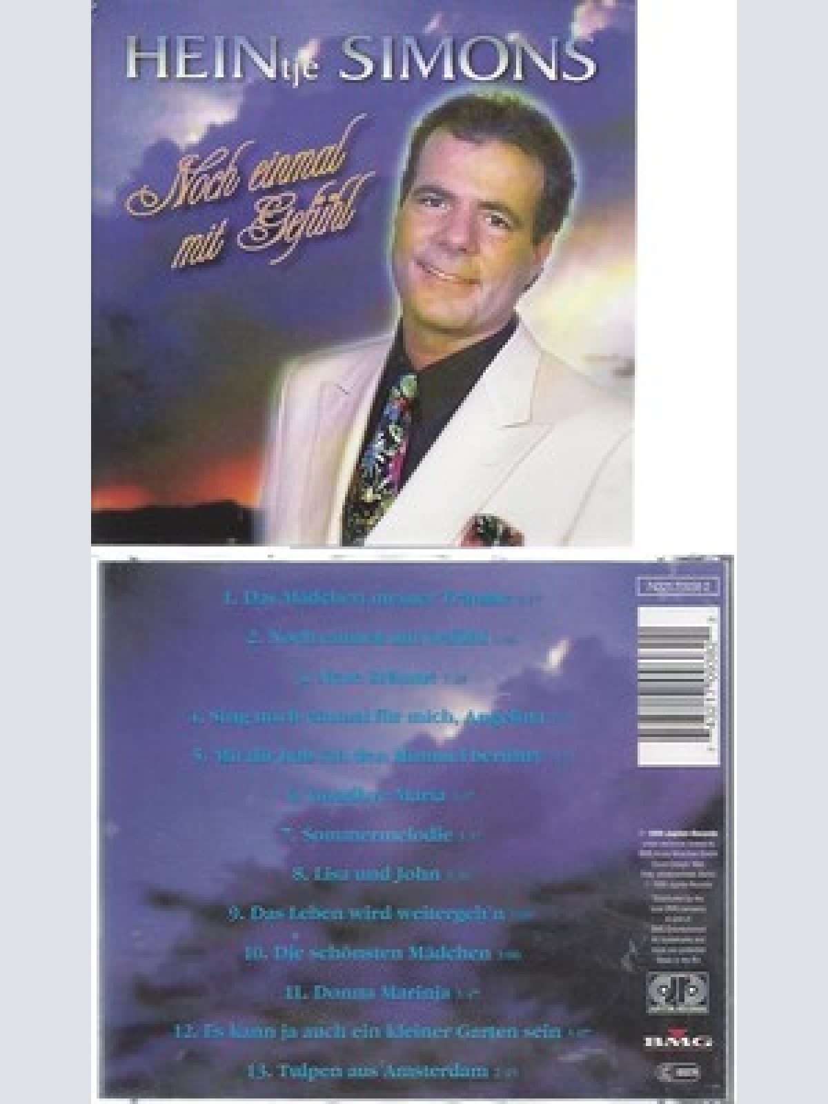 CD--HEINTJE SIMONS--NOCH EINMAL MIT GEFUEHL