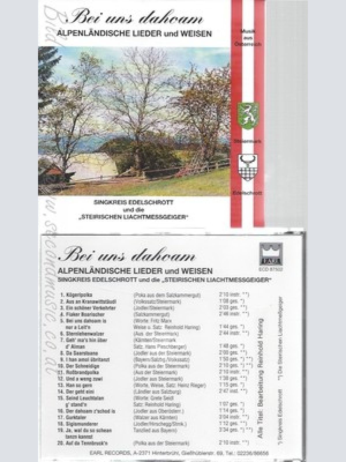 CD--SINGKREIS EDELSCHROTT--BEI UNS DAHOAM