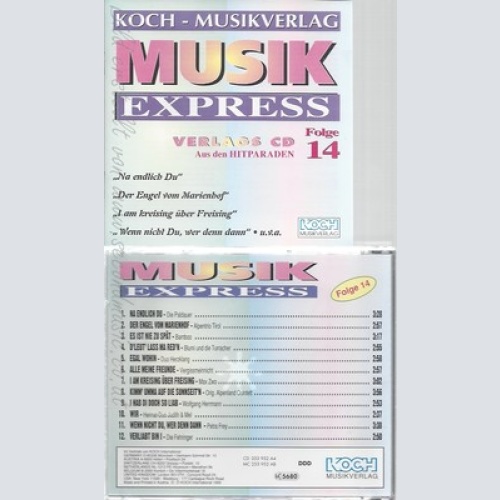 CD--MUSIK EXPRESS --FOLGE 14-PALDAUER-TURRACHER--FEHRINGER
