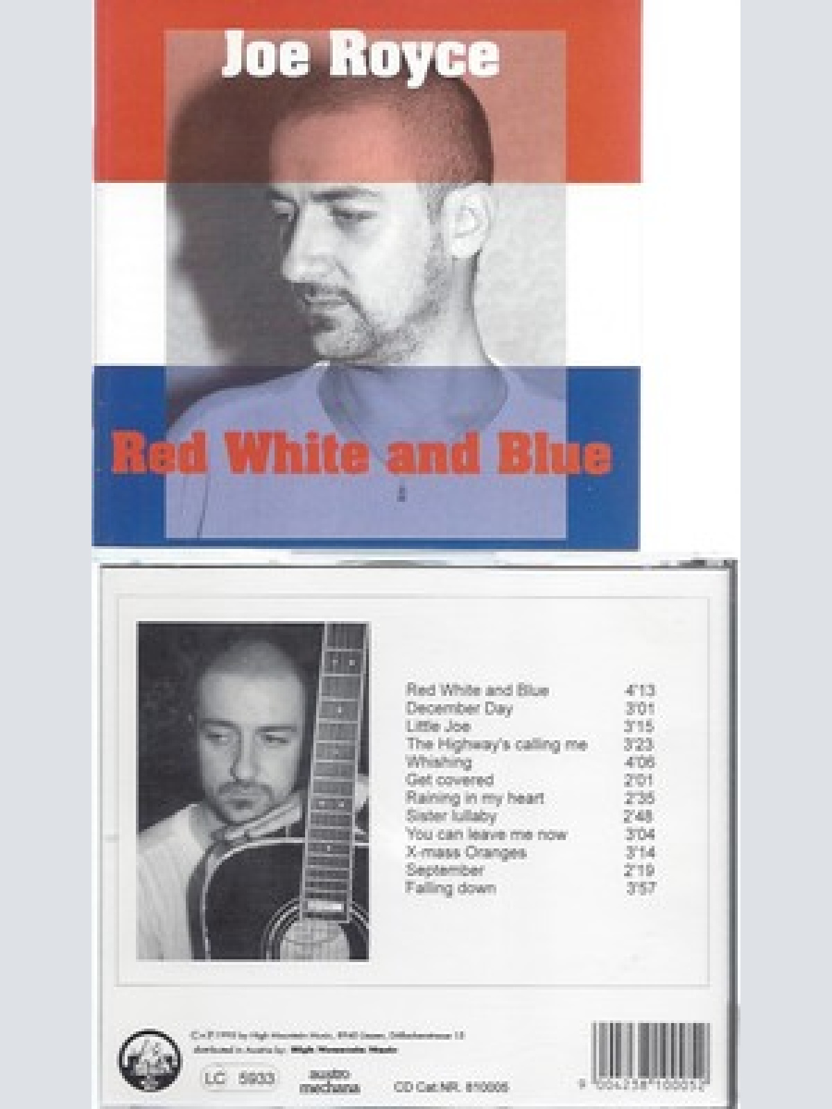 CD--JOE ROYCE--RED WHITE AND BLUE
