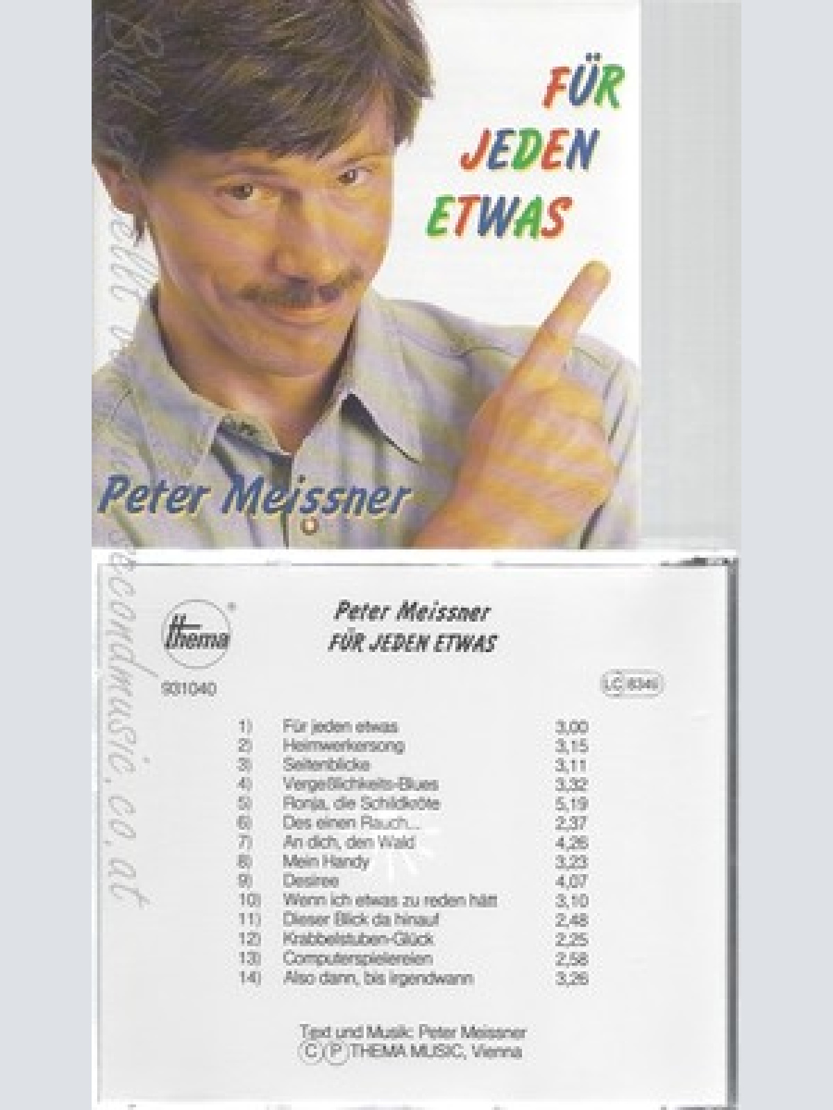 CD--PETER MEISSNER--FÜR JEDEN ETWAS