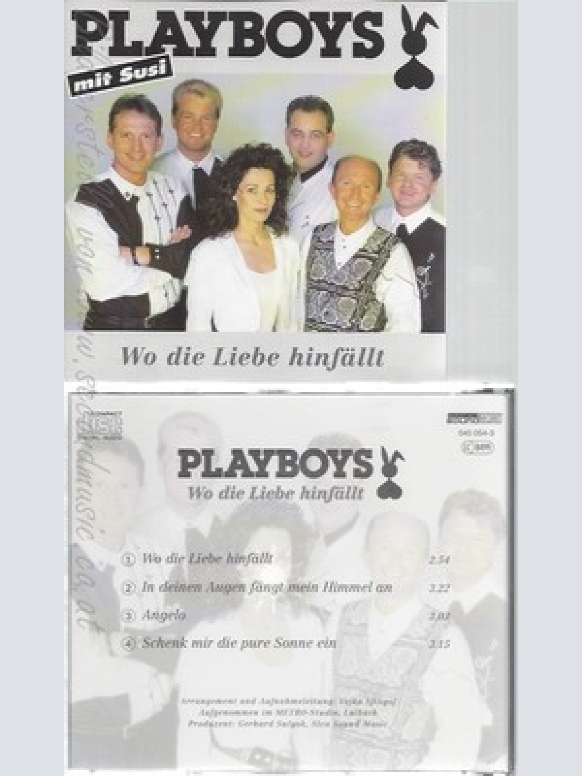 CD--PLAYBOYS MIT SUSI--WO DIE LIEBE HINFÄLLT