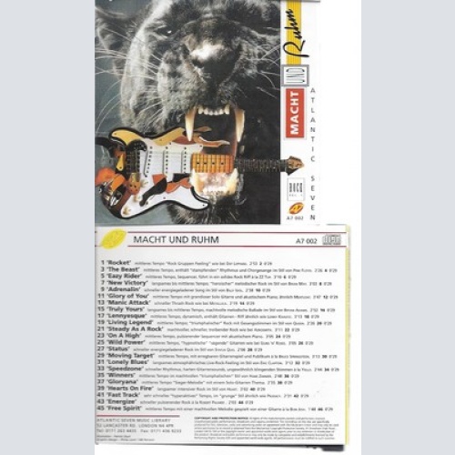 CD--ATLANTIC SEVEN LIBRARY--MACHT UND RUHM