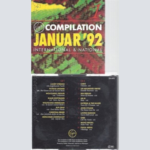 CD--VIRGIN COMPILATION--JANUAR 92--OMD-ELFI GRAF --VA--2CD