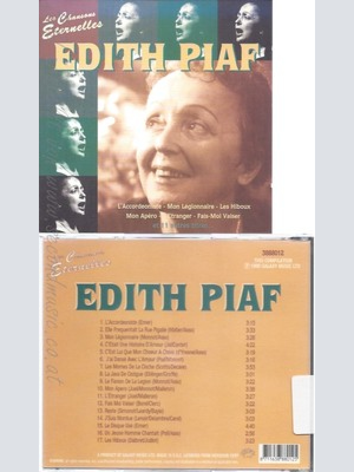CD--LES CHANSON ETERNELLES UND EDITH PIAF -- -- PIAF,EDITH