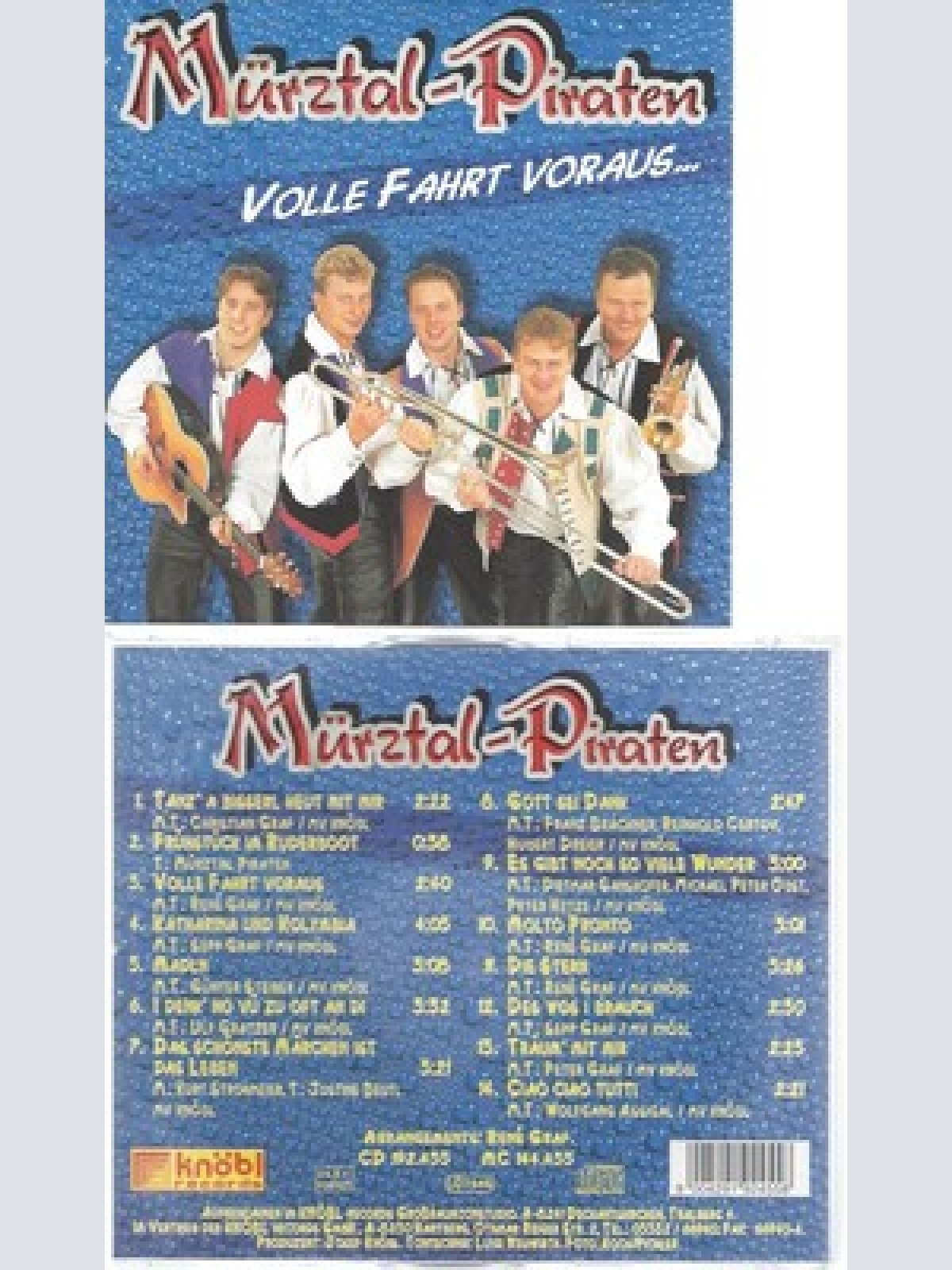 CD--MUERZTAL PIRATEN --VOLLE FAHRT VORAUS