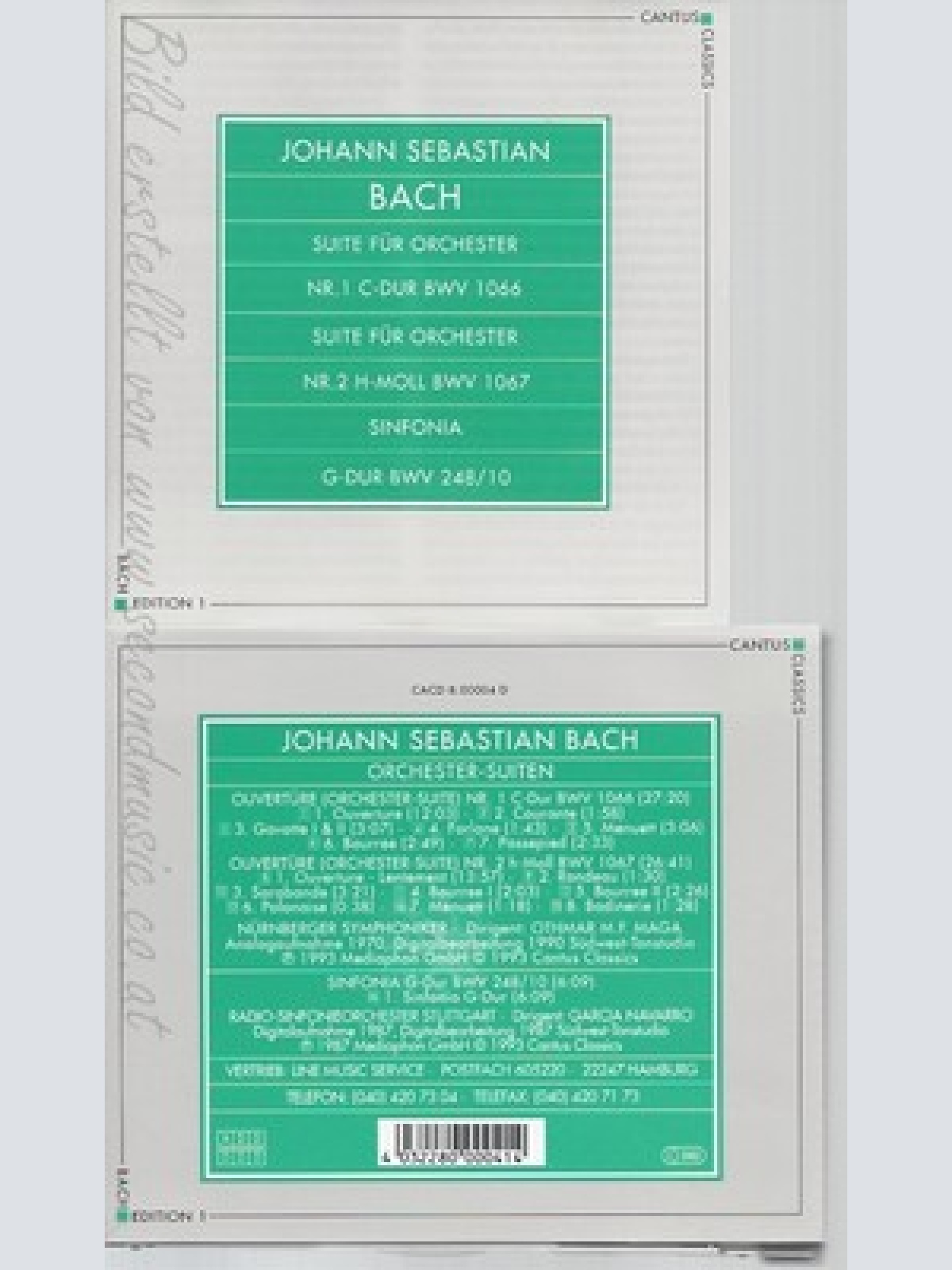 CD--BACH--ORCHESTERSUITEN 1--