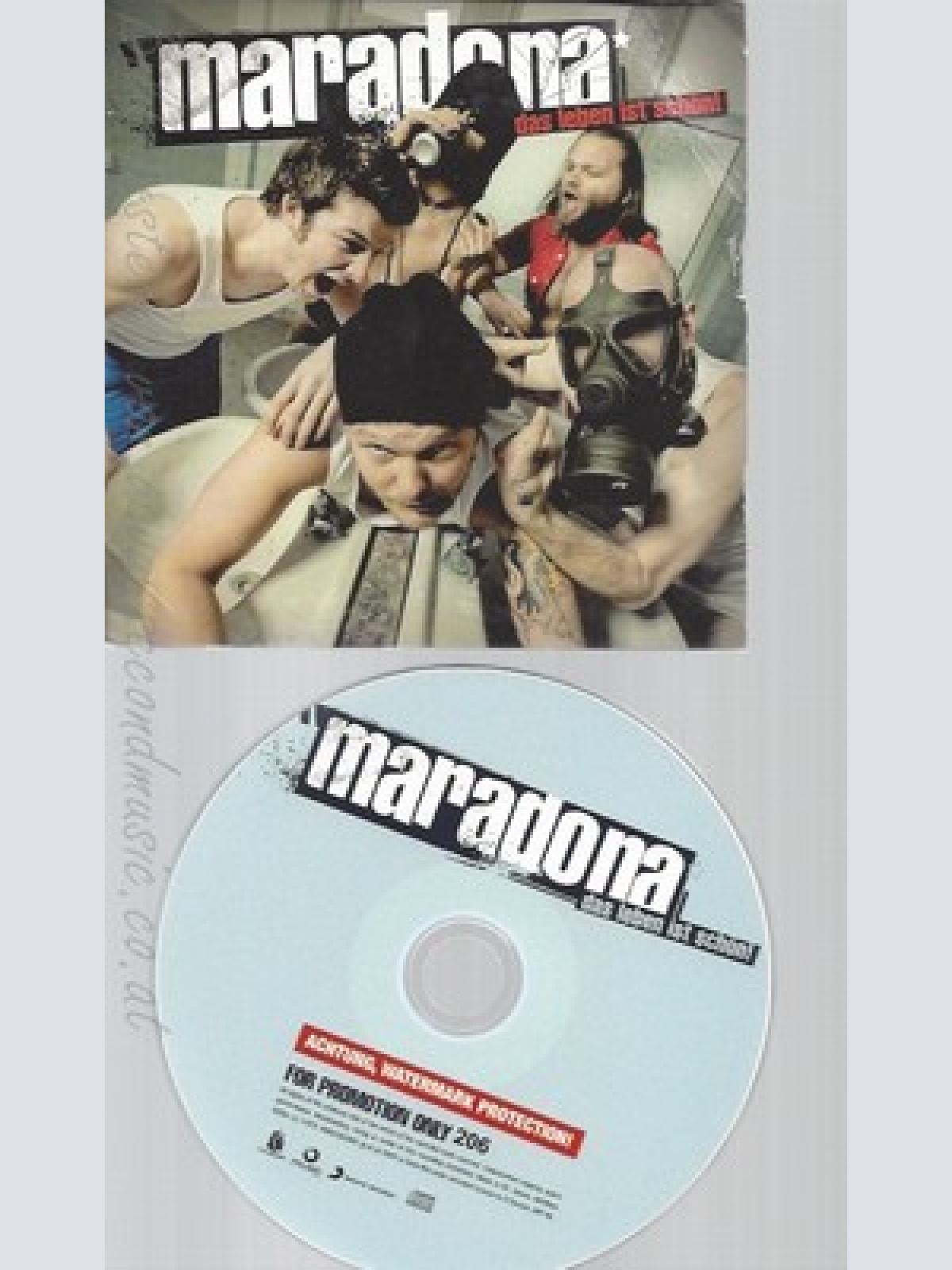 CD--MARADONA--DAS LEBEN IST SCHÖN--CARDSLEEVE--PROMO