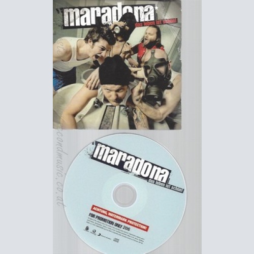 CD--MARADONA--DAS LEBEN IST SCHÖN--CARDSLEEVE--PROMO
