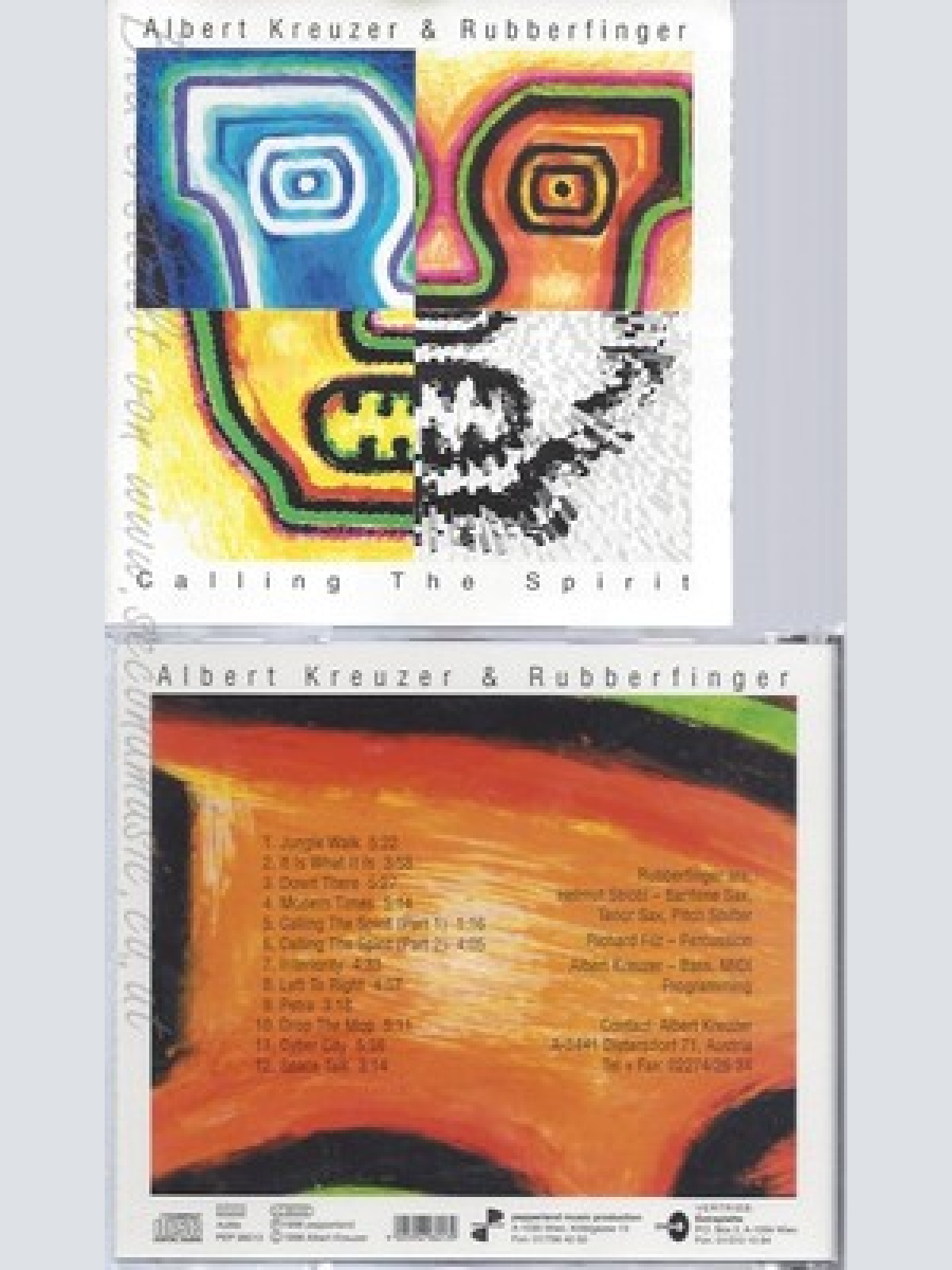 CD--ALBERT KREUZER & RUBBERFINGER--CALLING THE SPIRIT