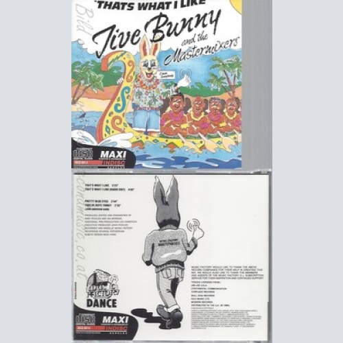 CD--JIVE BUNNY--THATS WHAT I LIKE