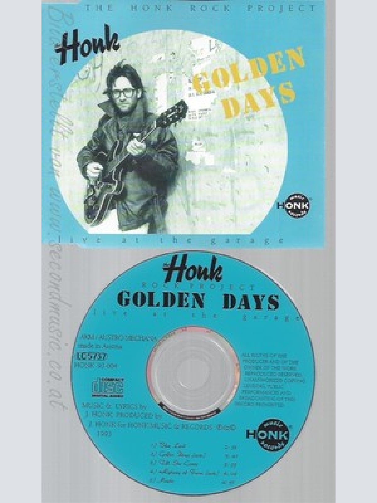 CD--THE HONK ROCK PROJECT--GOLDEN DAYS--