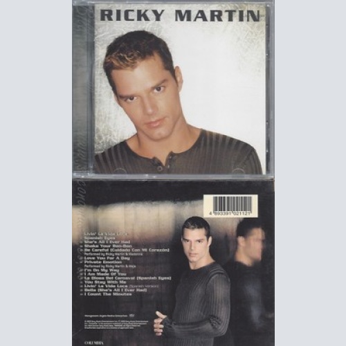 CD--RICKY MARTIN --- RICKY MARTIN --MIT STICKER UND KARTEN