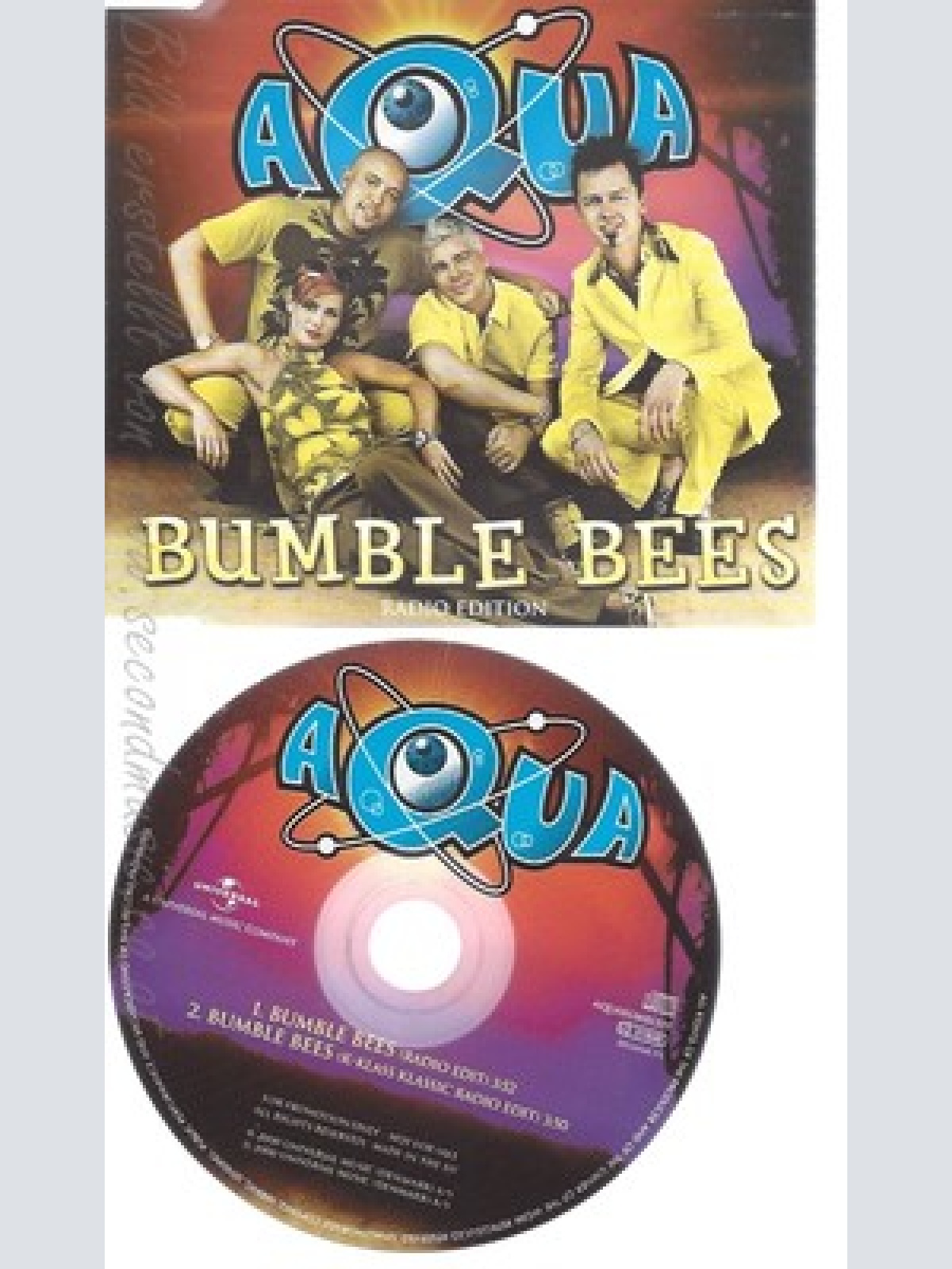 CD--AQUA--BUMBLE BEES--PROMO