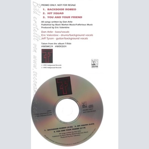 CD--T-RIDE--PROMO--BACKDOOR ROMEO