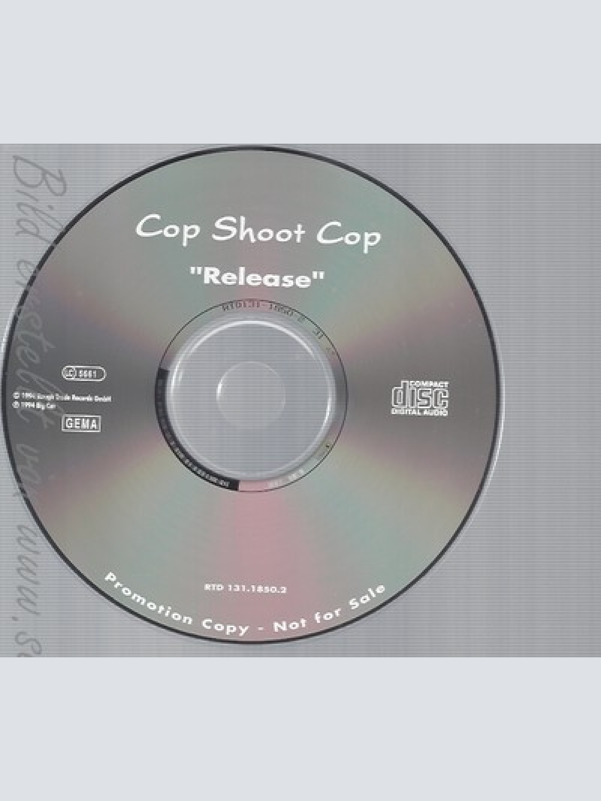 CD--COPSHOOT COP--RELEASE--PROMO