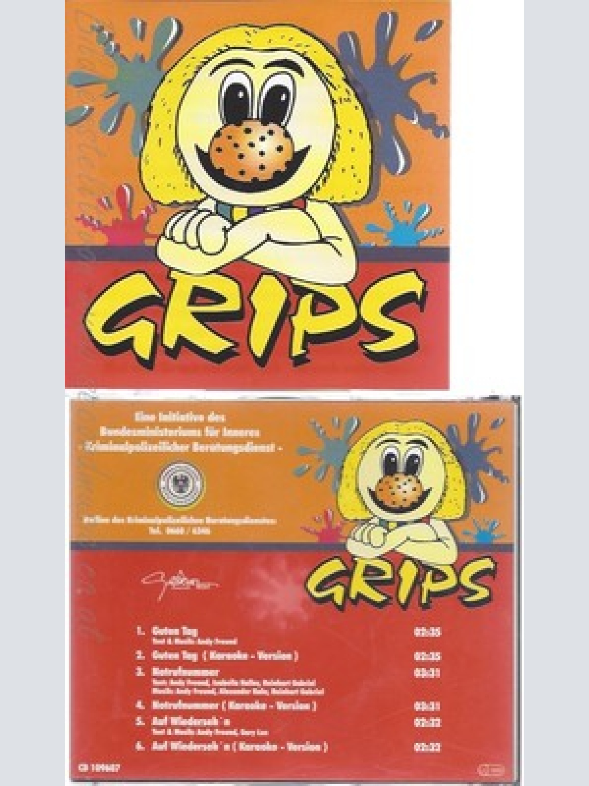 CD--GRIPS--GUTEN TAG--GARY LUX--GABRIEL
