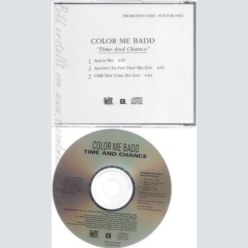 CD--COLOUR ME BAD--TIME AND CHANGE--PROMO