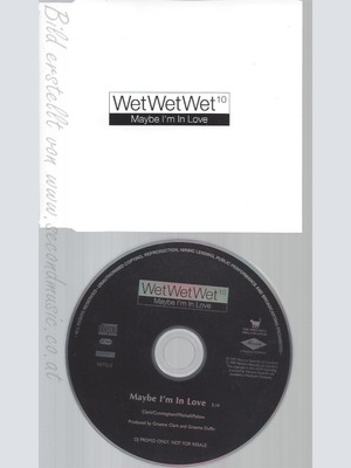 CD--WET WET WET--MAYBE I'M IN LOVE--PROMO