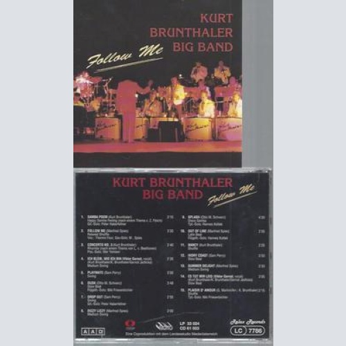CD--KURT BRUNTHALER BIG BAND--FOLLOW ME