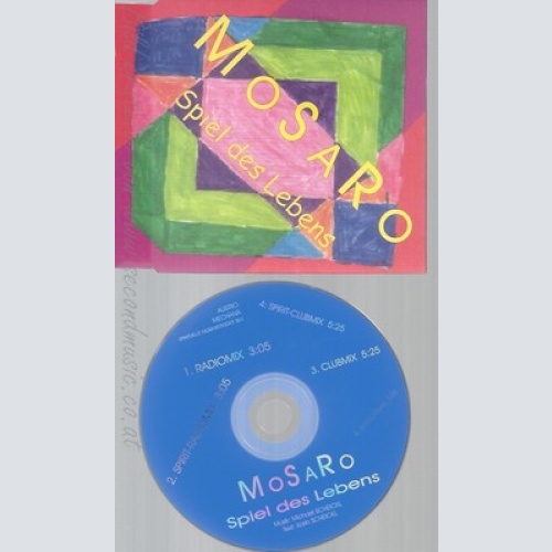 CD--MOSARO--SPIEL DES LEBENS--