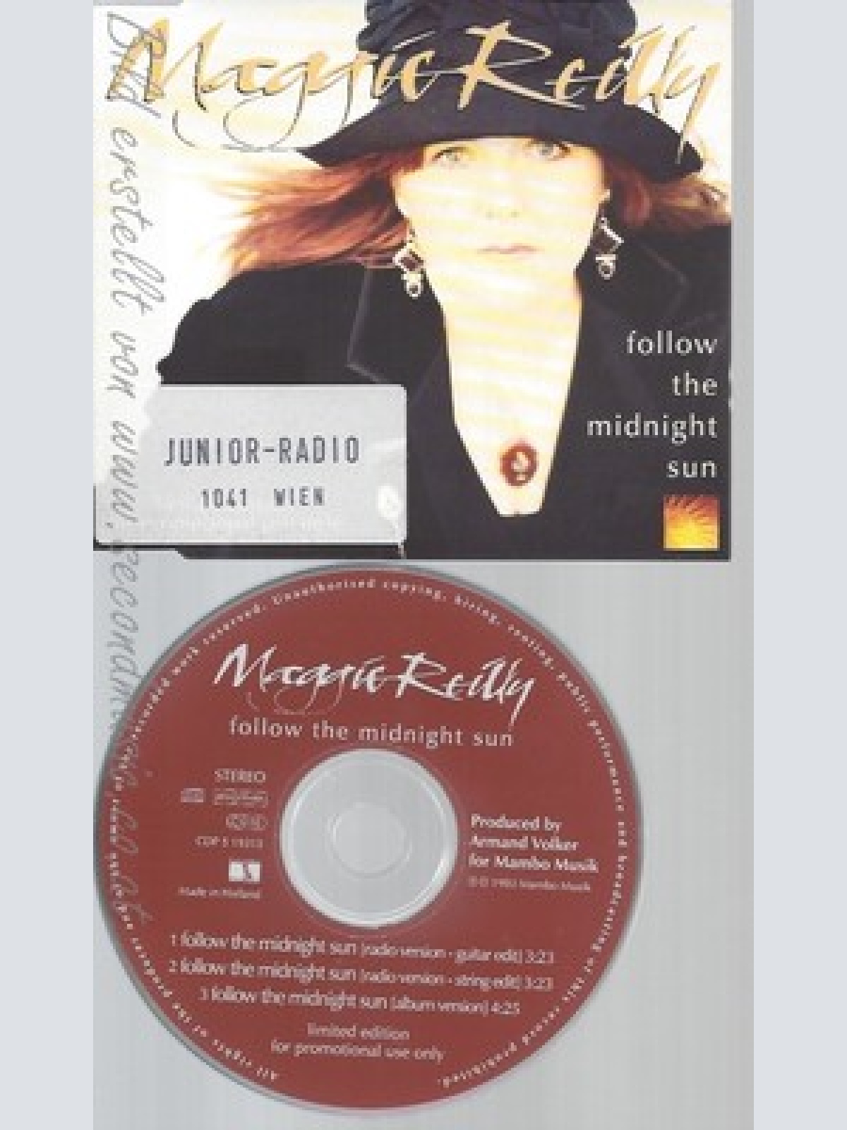 CD--MAGGIE REILLY--FOLLOW THE MIDNIGHT SUN --PROMO