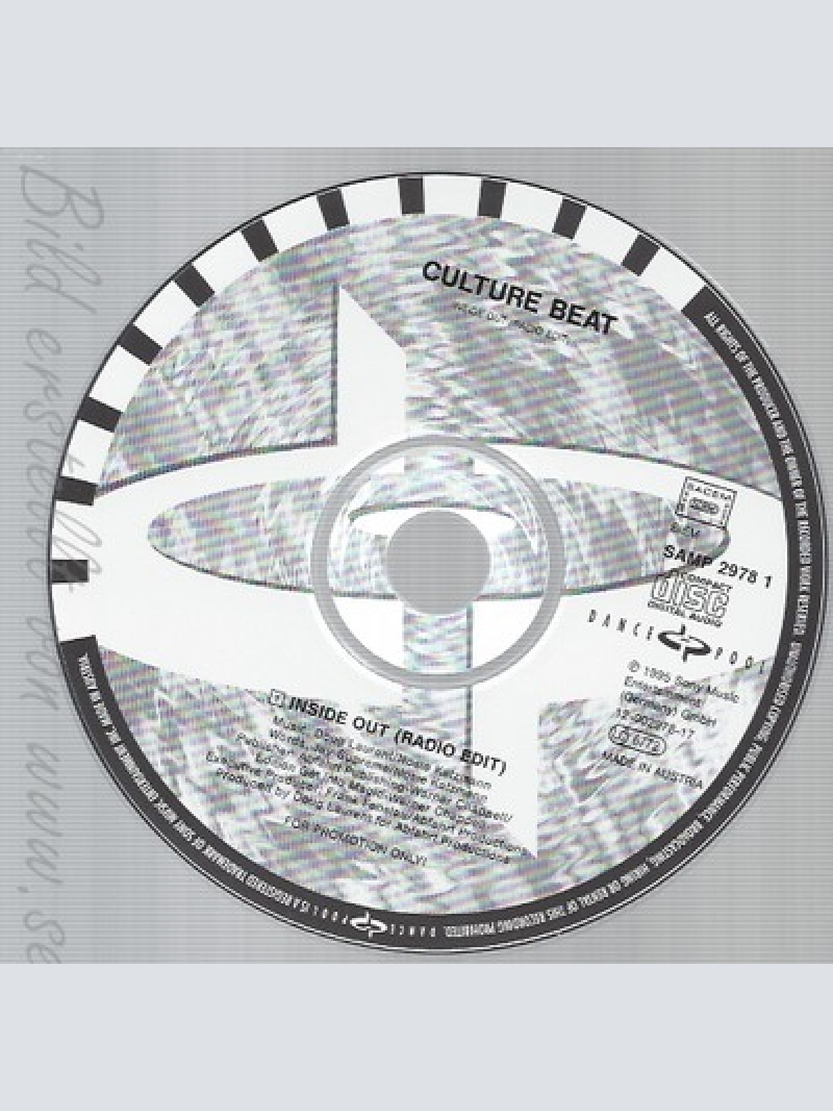 CD--CULTURE BEAT--INSIDE OUT--PROMO