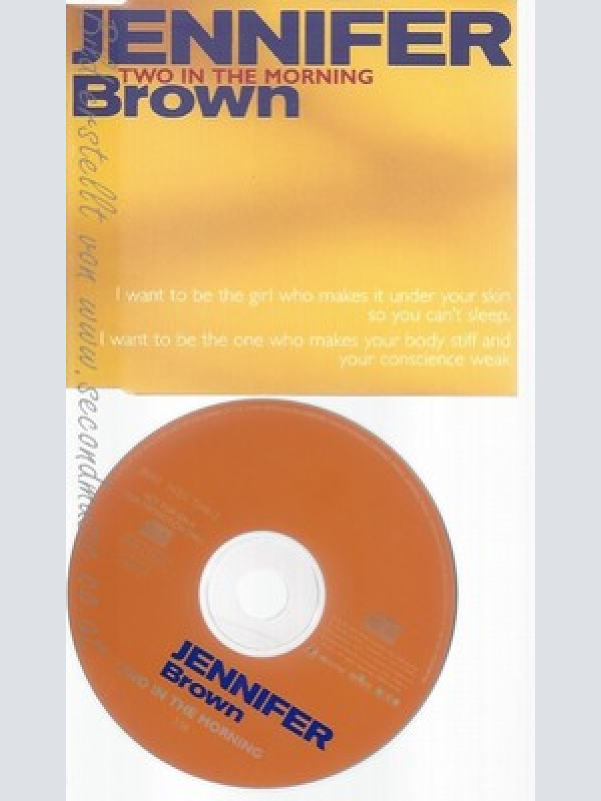 CD--JENNIFER BROWN--TWO IN THE MORNING--PROMO