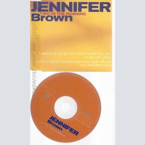 CD--JENNIFER BROWN--TWO IN THE MORNING--PROMO