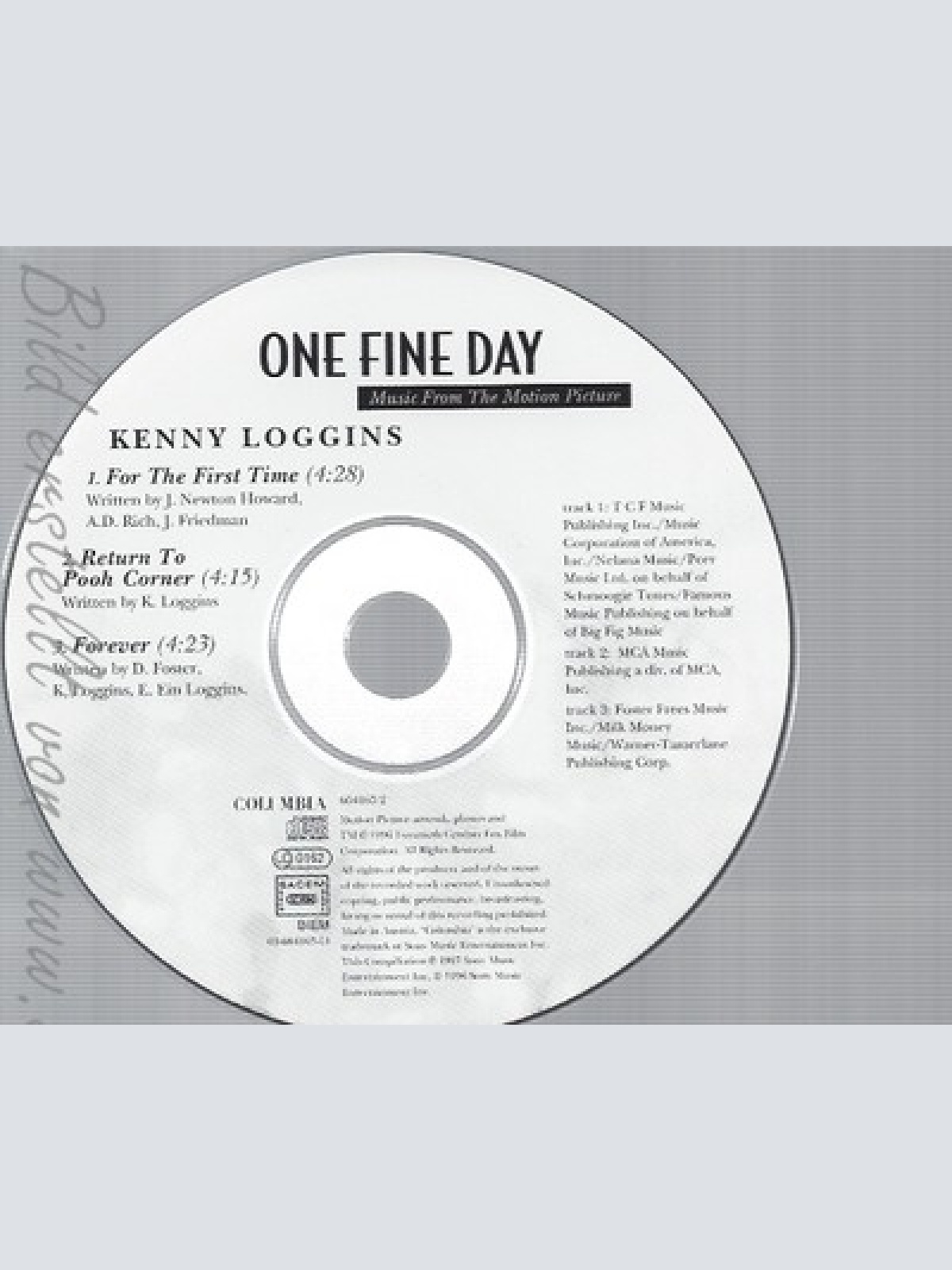 CD--KJENNY LOGGINS--ONE FINE DAY--PROMO