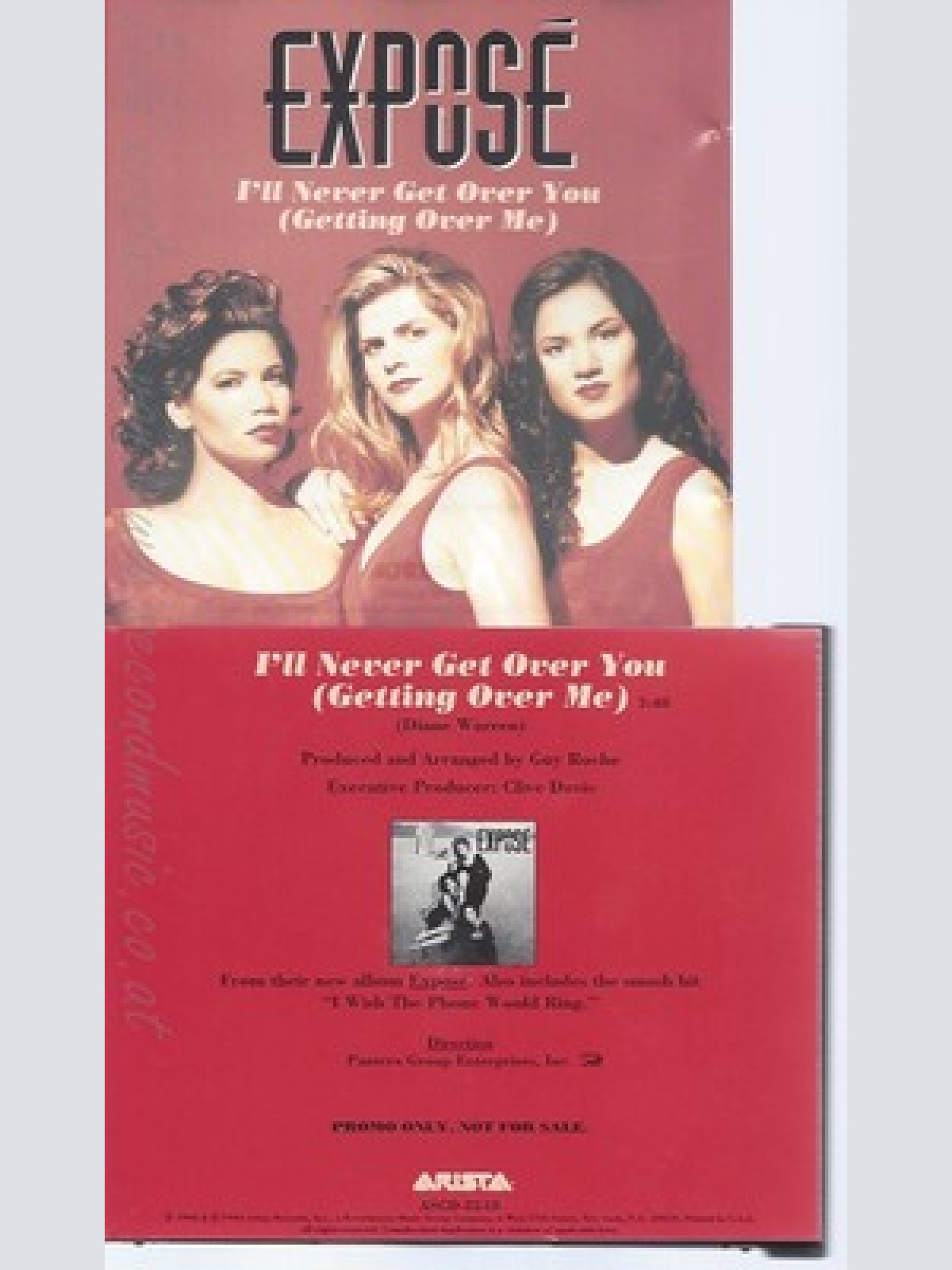 CD--EXPOSE--I'LL NEVER GET OVER YOU--PROMO