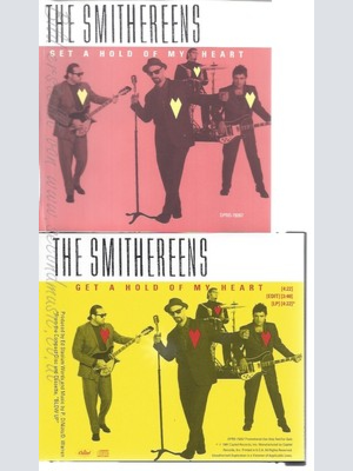 CD--THE SMITHEREENS--GET A HOLD OF MY HEART--PROMO