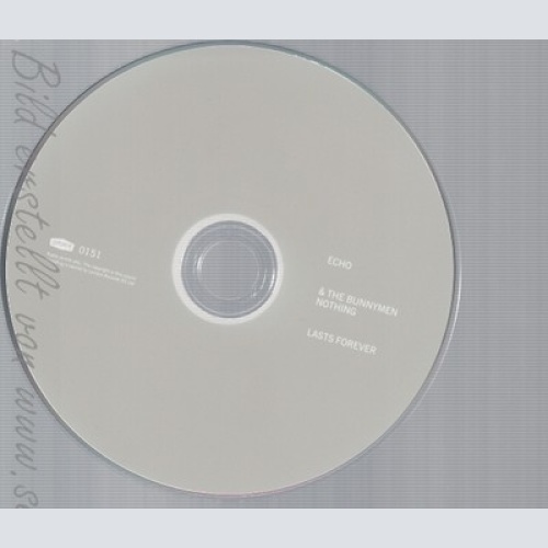 CD--ECHO & THE BUNNYMEN NOTHING--LASTS FOREVER--PROMO--