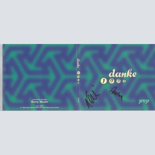 CD--SONY MUSIC LIMITED--DANKE 1994--JAM SPOON--MICHELE-PEARL JAM--VA