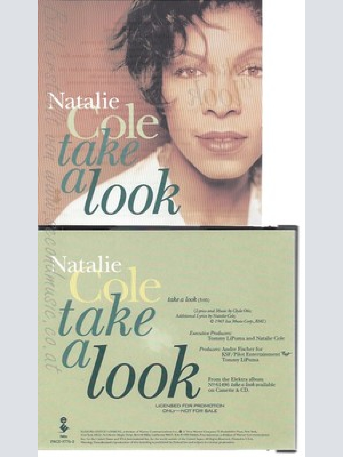 CD--NATALIE COLE--TAKE A LOOK--PROMO