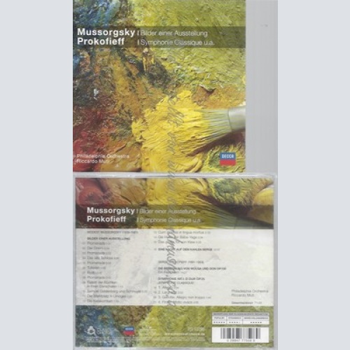 CD-- -- / RICCARDO MUTI, PDO, MUSSORGSKY -- UND PROKOFIEFF -- -- BILDER EINER AU