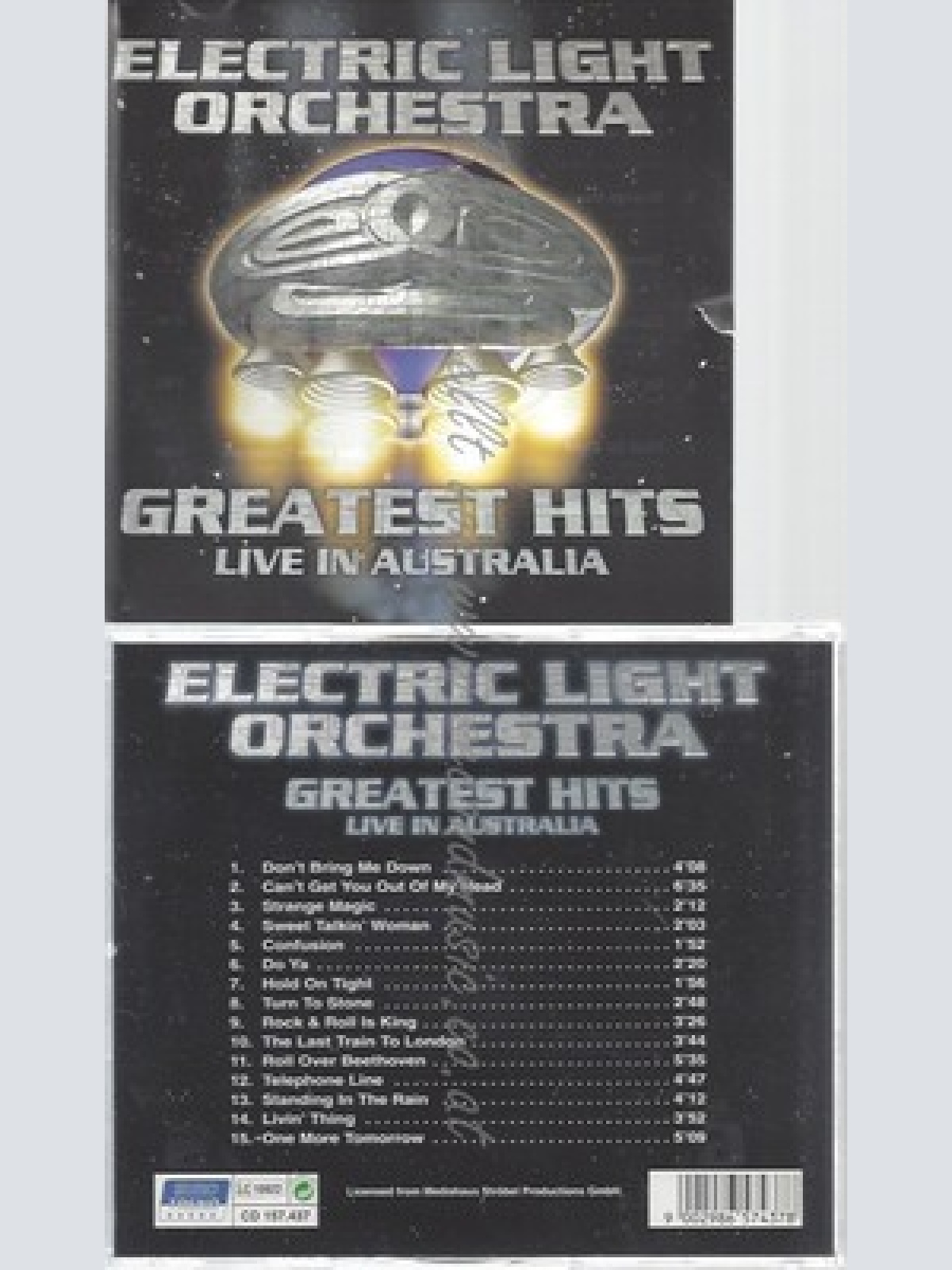 CD--ELECTRIC LIGHT ORCHESTRA--2000--- GREATEST HITS LIVE IN AUSTRALI