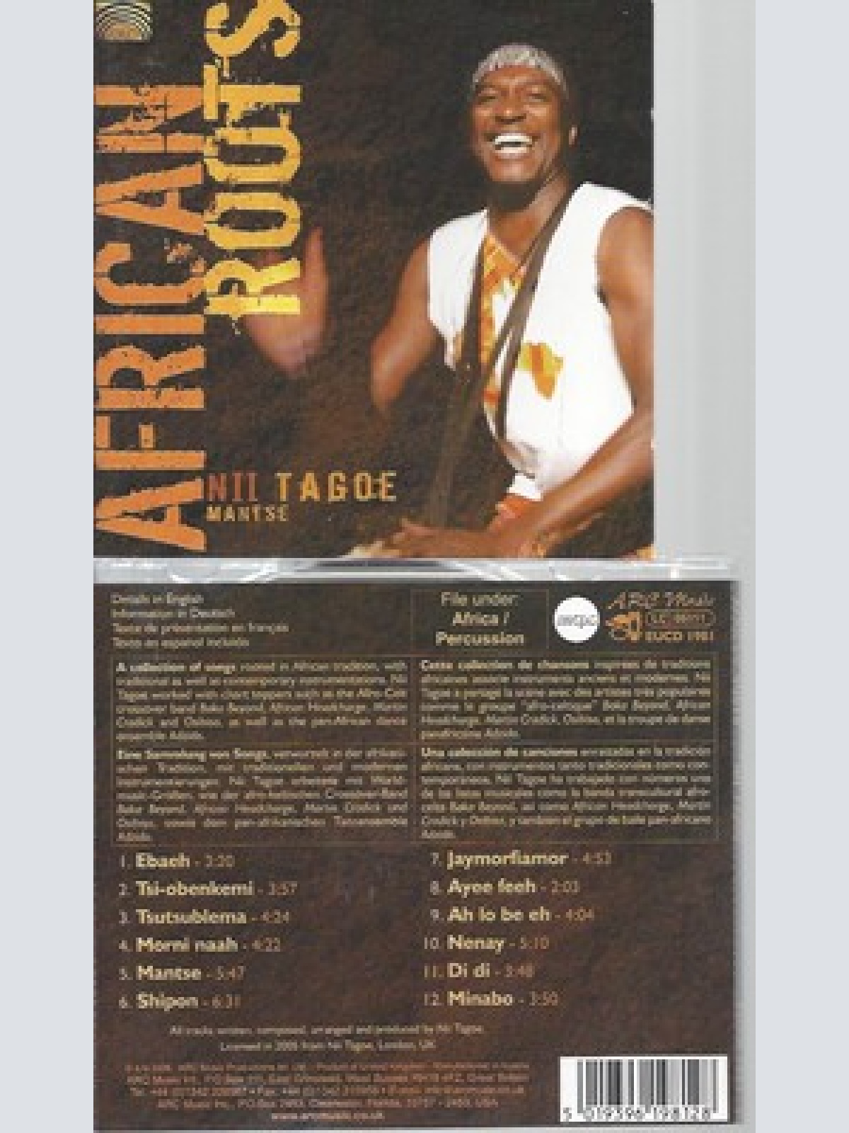 CD--NII TAGOE -- -- AFRICAN ROOTS